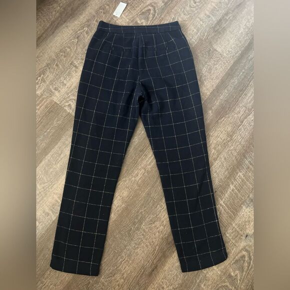 Draper James RSVP Straight Pant Navy/Gold-Size 6 - Picture 3 of 8